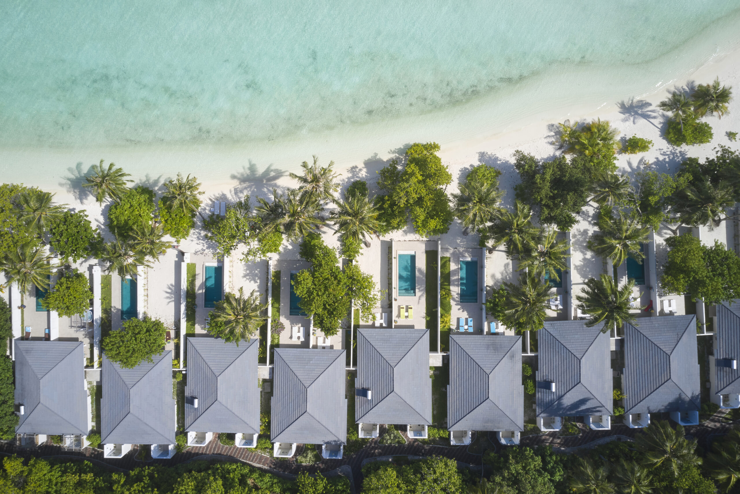 Villa Park – Two Bedroom Beach Pool Villa – Aerial